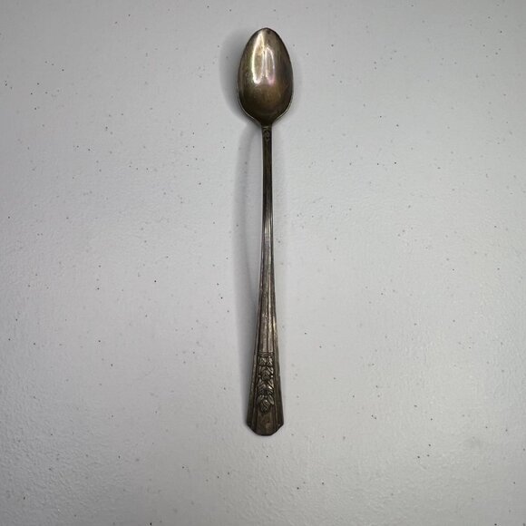 Vintage Wm. Rogers A1 Plus Oneida Community Silver-Plate Serving Spoon - Picture 5 of 8
